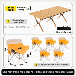 GESHU | Ghế Thư Giãn Hình Trăng Gấp Xếp Dã Ngoại