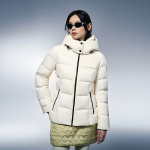 BOSIDENG | Slim Fit Warm Short Down Jacket for Women 90 Goose Down 700 Fill Power