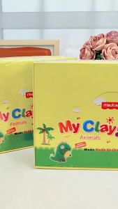 MARD Super light clay 12-piece dessert-themed air-dried clay set perfect for childrens DIY modeling Childrens toys