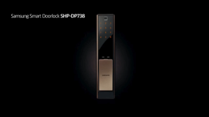 SAMSUNG SHP-DP738 Push-Pull Handle Design with Fingerprint Access Digital Door Lock | Free Installation & Technical Support