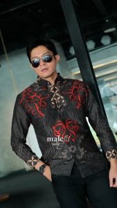 MaleFit Batik - Kemeja Batik Pria Lengan Panjang Slimfit Lapis Furing Motif Antasena