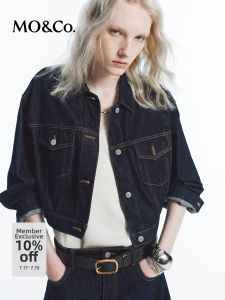 MO&Co. | Cotton Original Light Loose T-shape Jean Jacket
