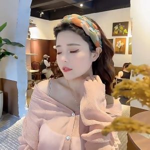 1 PCS Korean Style Colorful Hair Hoops Anti Slip Wide Edge Twisted Braided Headband Sweet Fashionable Elegant Girls Headwear