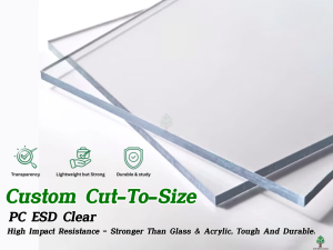 PC ESD  / ESD Polycarbonate / Custom Cut-To-Size / DS Brand M2