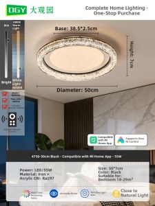 DGY | Italian Style Luxury Icicle Cracked Pattern Light Ceiling Fixture