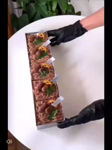 แม่พิมพ์ทีรามิสุ แม่พิมพ์เกรดอาหาร ถาดทีรามิสุ แม่พิมพ์เค้ก ขอบไม่ติด ถอดง่าย ทำความสะอาดง่าย แม่พิมพ์เค้กอลูมิเนียม