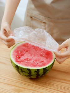 PaulWeekend แผ่นปิดอาหารแบบใช้แล้วทิ้งลายหมีสำหรับตู้เย็นกันฝุ่นและป้องกันรสชาติ