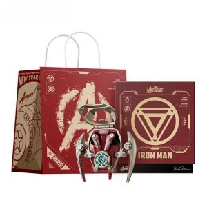 Marvel MR28 Iron Man Wireless Bluetooth Earphones Semi-In-Ear Noise Reduction Gaming Birthday Gift for Men High Quality Sound