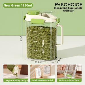PAKCHOICE | Sealed Airtight Pest Proof Storage Container For Rice Flour Grains