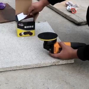 Amplas Bulat Velcro Harga 1 pcs Ukuran 80 - 240 Grit Amplas Tempel Bulat