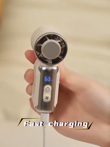 Smallest Fan (2026 New) 3600mAh Portable Mini Handheld Fan 3.5-inch 16900 RPM High-Speed Personal