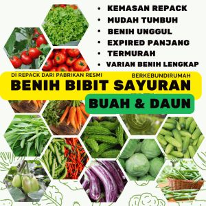 Macam Macam Bibit Sayur Sayuran Paket Lengkap Varian Unggulan Macam macam Benih Sayur Daun Buah