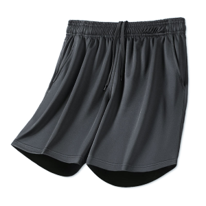 Quần Short Chạy Bộ Nam Màu Đen In Sọc Dáng Rộng Thoáng Khí Chất Liệu Polyester Dùng Cho Thể Thao Tập Gym Tập Luyện Thể Dục.
