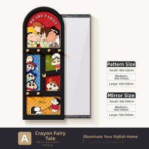 CTYLIGHTZ | Invisible Pull Slide Floor Mirror Dotted Panel