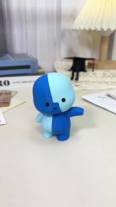 Action Figure Magnetic Lil Finder Guy DIY Assembled Collectible Model Toys 3D Printed Finder Split Color Cute Desk Decor Doll