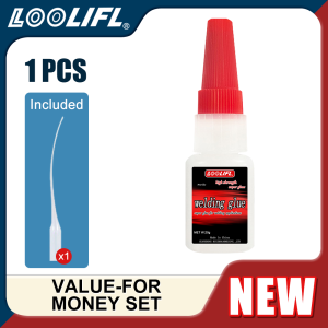 LOOLIFL | Welding High Strength Oily Glue Universal Super Glue Fast Dry Waterproof Strong Adhesive for Metal Plastic Wood Ceramic Glass