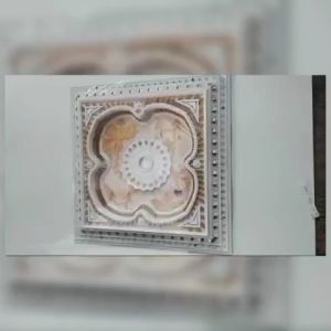 Ornamen Plafon PVC 60x60cm & Fitting Lampu Hiasan