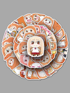 Waterproof Dry Girl Small Buru Stickers 50 Pcs Mobile Phone Case Decoration Cartoon Character Posters Business Supplies