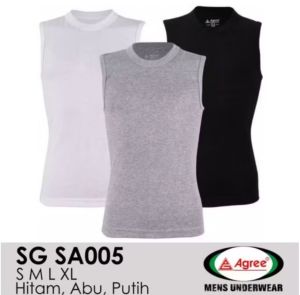 Singlet Kaos Dalam Pria Agree Sport SA005