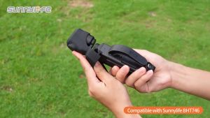 Sunnylife Hand Grip Protective Case for DJI Osmo Pocket 4P 4 3 with Lanyard Cold Shoe Expansion Frame Handle for Vlog Travel Outdoor Use
