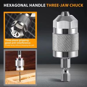 Fast Change Hexagonal Shank Chucks Adapter for Electric Drills Screwdriver Grinders Pneumatic Drill Chuck Professional Converter