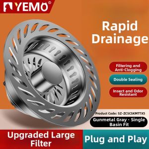 YEMO | Anti-Bug Anti-Odor Anti-Clog Filter Core