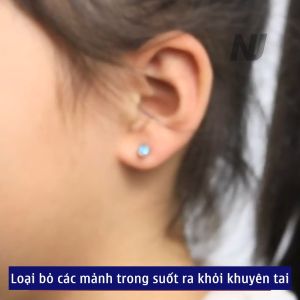Dụng cụ bấm lỗ tai khuyên mũi 1 lần kháng khuẩn an toàn nhỏ gọn
