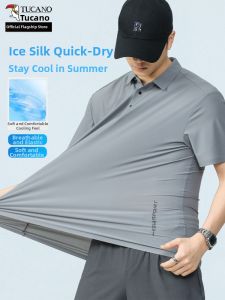 TUCANO | High-end Cool Silk Summer Moisture-wicking Mens Polo T-shirt