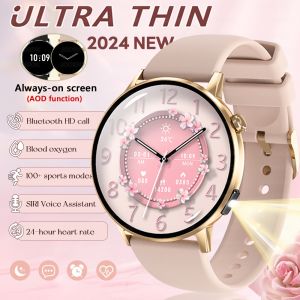2026 New 1.32-inch AMOLED Smart Watch Ultra-thin Women Watch Heart Rate Health Bluetooth Call Waterproof Smartwatch