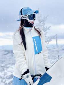 Oddivski Womens Fleece Polar Fleece Liner Ski Hiking Inner Wear Daily Outdoor Casual Warm Jacket Winter