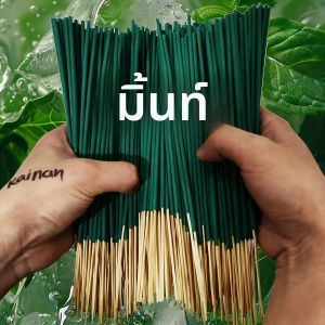 แท่งอโรมาเธอราพีมิ้นต์สด มิ้นต์ช่วยให้ความสดชื่นและปรับปรุงคุณภาพอากาศ เหมาะสำหรับโยคะและการทำสมาธิ บ้าน ห้องนั่งเล่น ห้องน้ำชา โรงแรม กิจกรรมกลางแจ้ง พกพาสะดวก