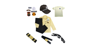 SF Tactical Seragam PDL Satpam Terbaru Baju Kerja Cream Stelan Katun Stelan PDL Satpam Seragam Kerja