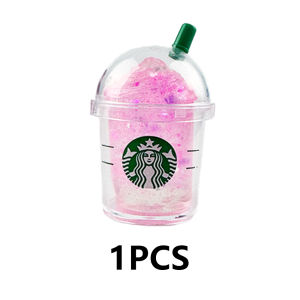 Bandai | Cute Iced Coffee Cup Squishy Fidget Toy Colorful Soft Squeeze Need Doh Stress Relief Toys Mini Drink Cup Decompression Toy