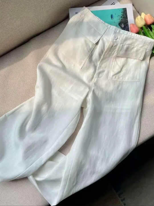 XIANGHOUMINCHU%20%7C%20High%20Waist%20Comfort%20Tencel%20Culottes%20Pants%20-%20Image%202