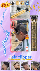 Fly ปัตตาเลี่ยนตัดผมมัลติฟังก์ชั่ เครื่องโกนหนวด ปัตตาเลี่ยนชาร์จ usb