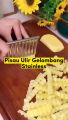 Pisau Kentang Potato Cips/ Pisau Ulir Bergelombang/Cutter Pisau Zigzag Gerigi Kentang Gagang Kayu. 