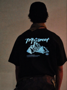 714street | Moisture-wicking Quick-drying Photoluminescent Cool Sensation Sun Protection Short Sleeve T-shirt