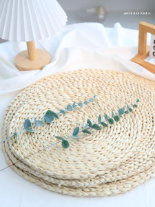 Rope Weaving Floor Mat Photography Props Background Cloth Nursery Food Recipe Photo Zone Decoration Popular Photography Background Cloth Children Shooting Arrangement Small Ornament