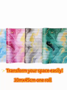 home Waterproof PVC self-adhesive wallpaper bedroom warm wall stickers living room dormitory stickers background wall paper decorative painting 10meters x 45cm
