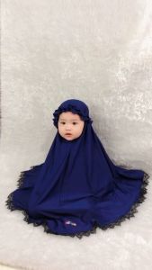 Mukena Anak Jersey Premium Usia 1-10 Tahun Variasi Pita Renda
