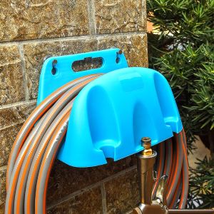 Wall Mounted Hose Hanger Storage/Garden Irrigation Hose Pipe Hanger/Tap Pipe Holder Storage Rack/Garden Tool