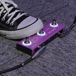 Pedal Đa Hiệu Ứng Guitar Mini M-VAVE Tank Sạc Lại Được Tích Hợp Ghi Âm IR & OTG Mô Phỏng Amply Hiệu Ứng Delay Reverb Cho Âm Thanh Ra.