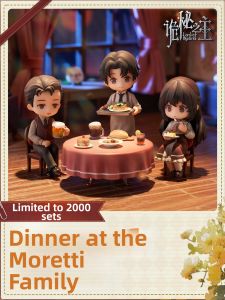 YUEWENHAOWU | Morty Family Dinner Q-version Scene Figure