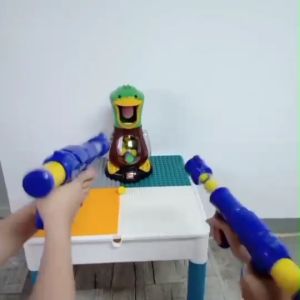 ของเล่นเด็ก ปืนลมอัดอากาศ ปืนยิงเป้าปากเป็ด ของเล่นเด็กพร้อมลูกบอลเซฟตี๊ 24 ลูก 12 ลูก ของเล่นกลางแจ้งมีแบบให้เลือก