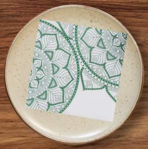 Party Napkin / Serviette (Paper) - Colour Graphic Print [NSP031]