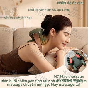 Máy Massage Cổ Vai Không Dây Bionic Finger Mô Phỏng Lực Bóp Cổ Vai Xoa Bóp Vùng Cổ Thô Động Cơ Không Chổi Than Giúp Thư Giãn