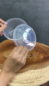 Mangkok Plastik 500 ml ISI 25 PCS & Kotak Makan Foodgrade