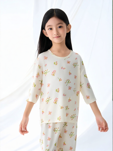 potatokids | Girls Modal 3/4 Sleeve Home Wear Set