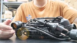 Dây đui đèn trang trí E27 MPE DDCT5 ( 10 15 20 đui đèn/dây )