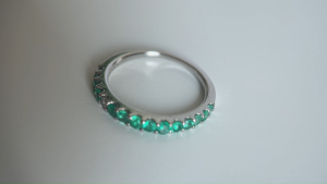 0.35Ct Colombian Emerald Ring
